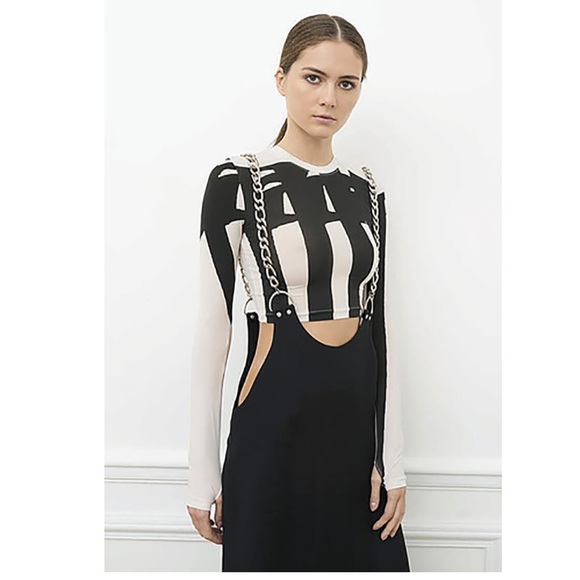 Beau Souci Tops - Beau Souci colorblock crop